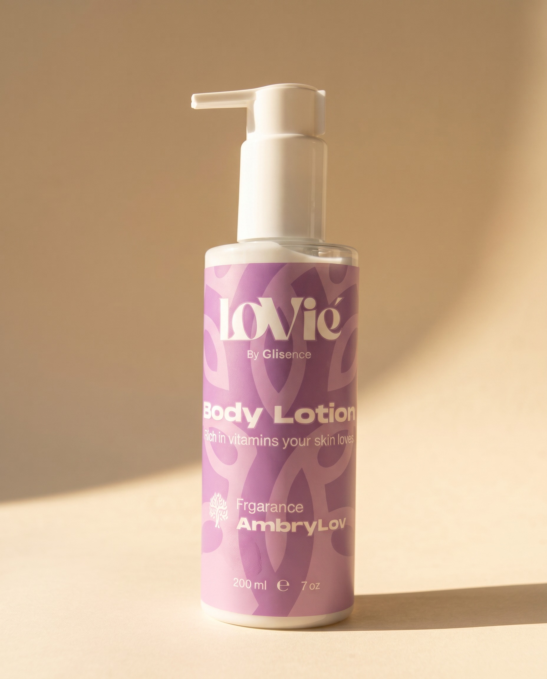 Lovie — raw product to finished creative — after